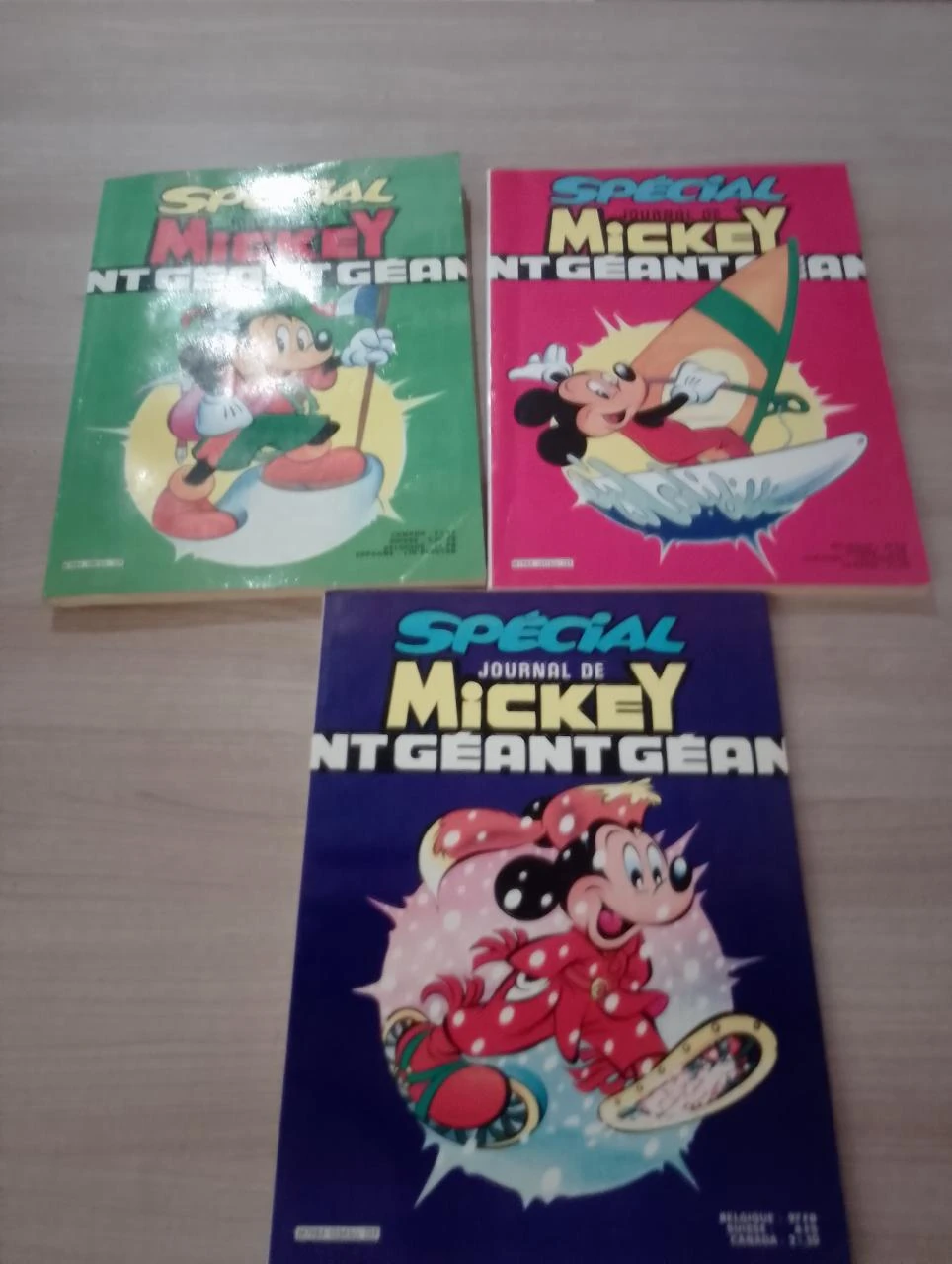 Spécial jornal de mickey géant bis n°3 lot de 2 (offre pour le Week-end)n° 1481,